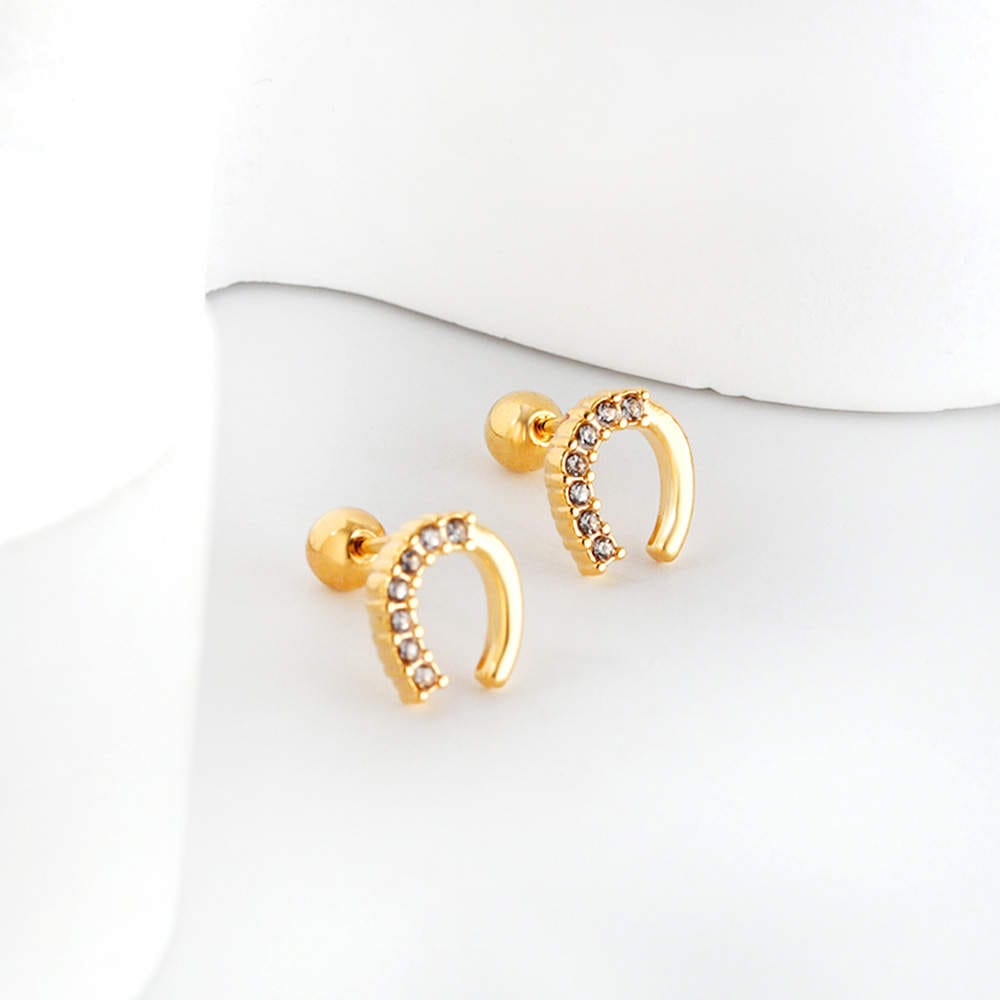 Sparkly Hoof Earrings