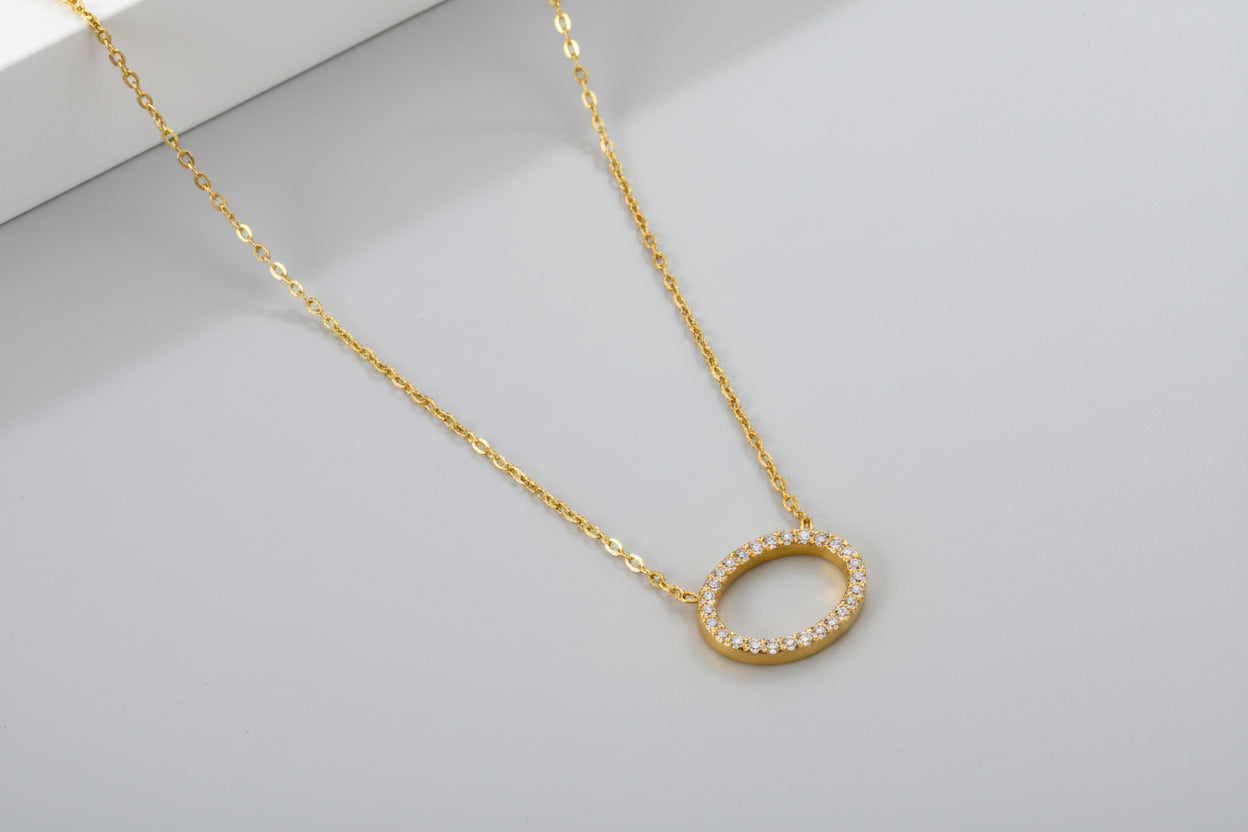 Celeste Oval Necklace