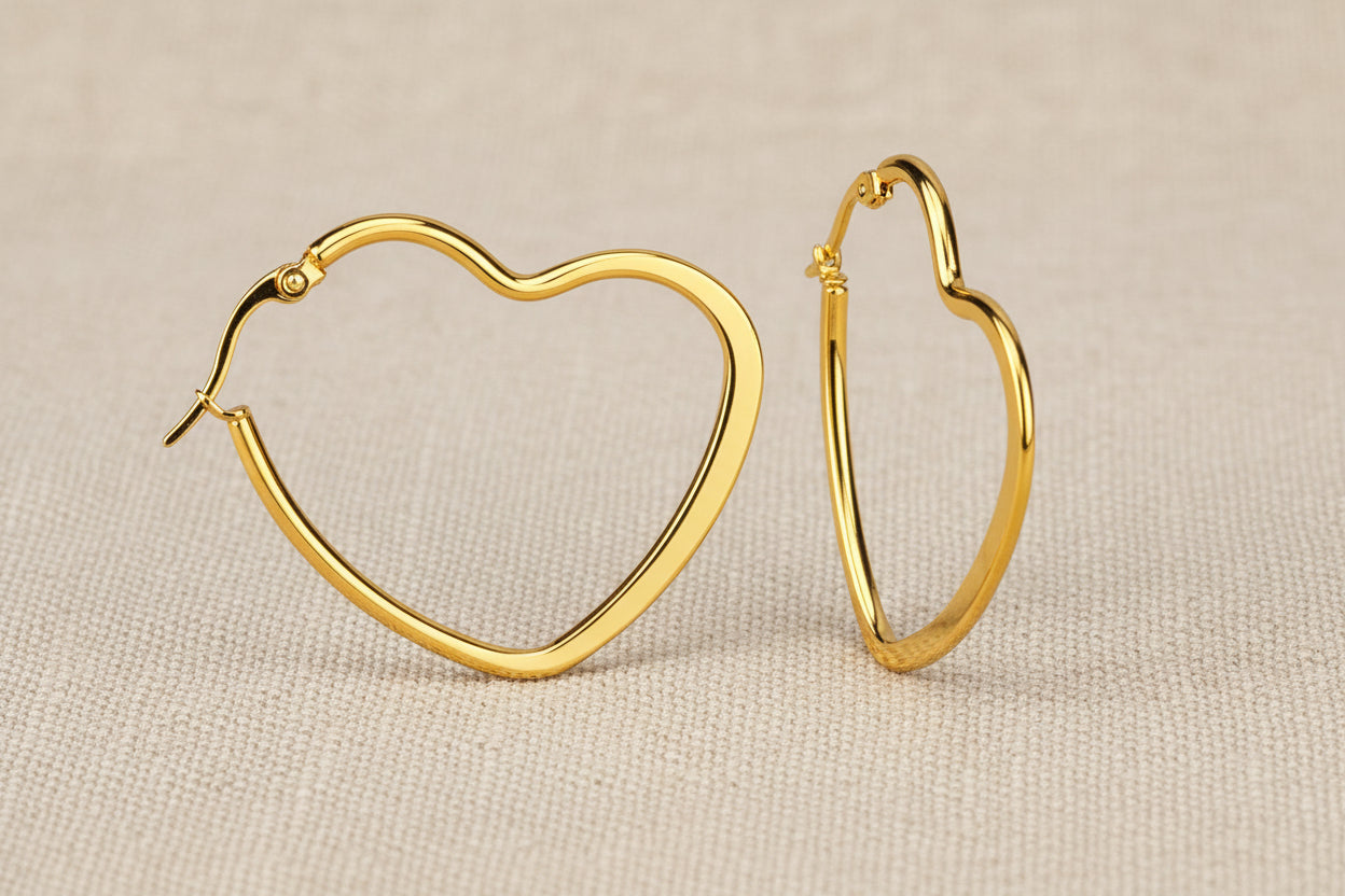 Eterna Heart Earrings