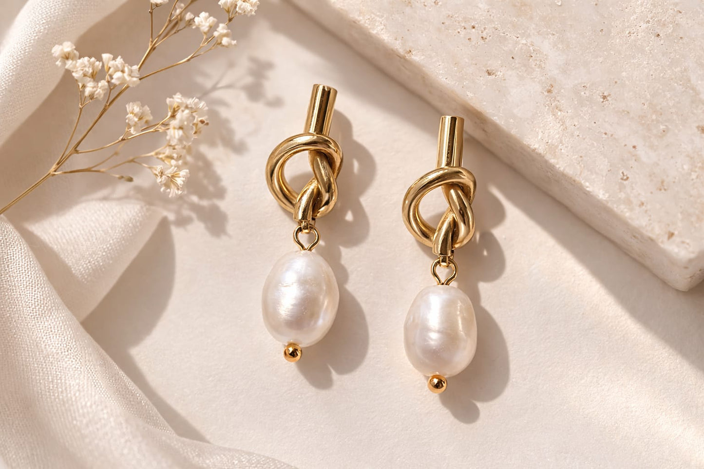 Twisted Pearl Elegance
