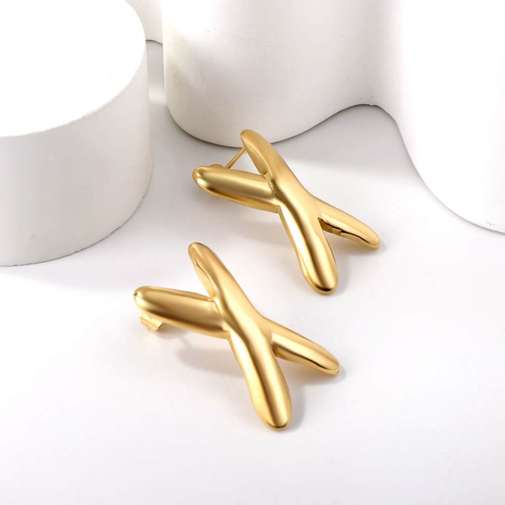 Gold NYX Earrings
