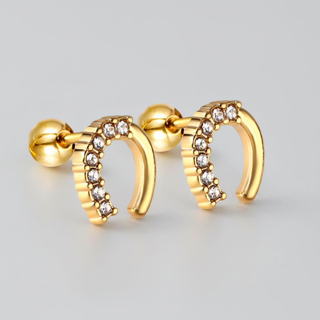 Sparkly Hoof Earrings