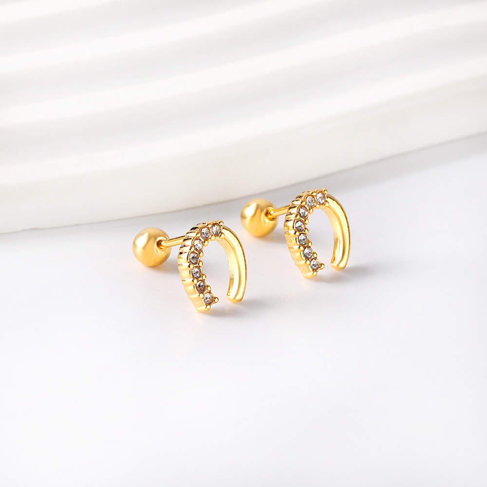 Sparkly Hoof Earrings