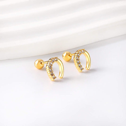 Sparkly Hoof Earrings
