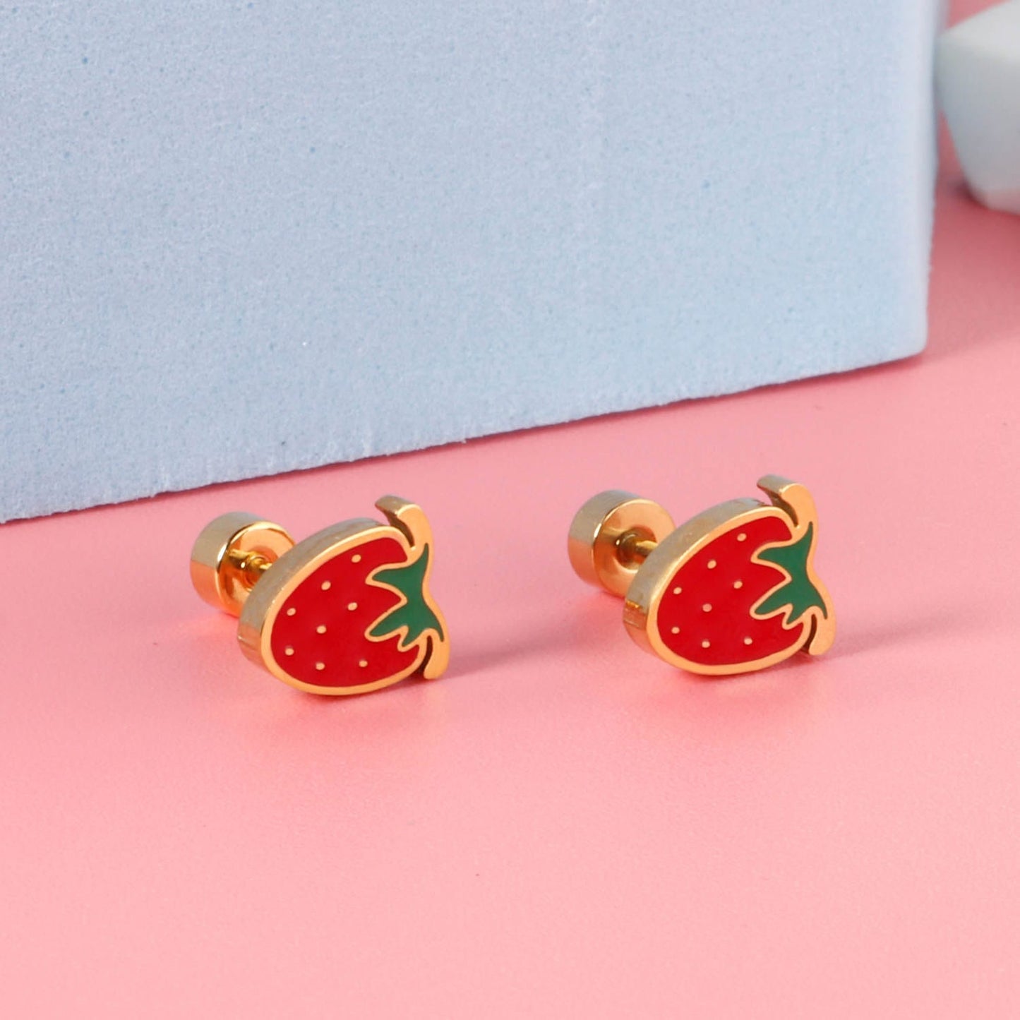 Strawberry Stud Earrings