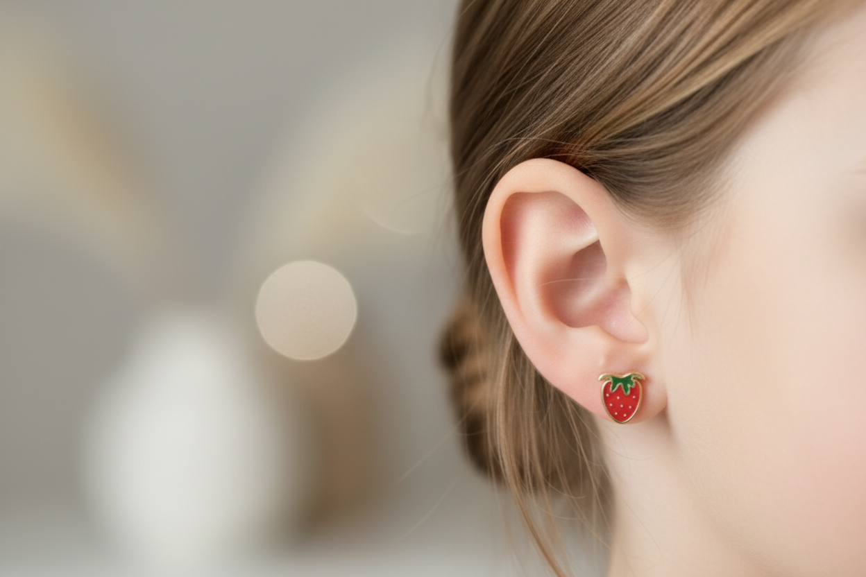 Strawberry Stud Earrings