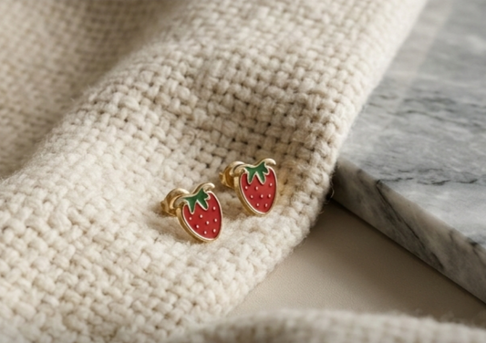 Strawberry Stud Earrings